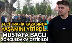 Trafik kazasında yaşamını yitiren Zonguldaklı Mustafa Bağlı toprağa verildi