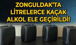 Zonguldak'ta litrelerce kaçak alkol ele geçirildi!