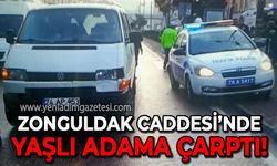 Zonguldak Caddesi'nde trafik kazası: Yaşlı adama çarptı!