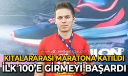 Kıtalararası maratona katıldı: İlk 100'e girmeyi başardı