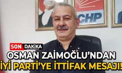 Osman Zaimoğlu'ndan İYİ Parti'ye ittifak mesajı!