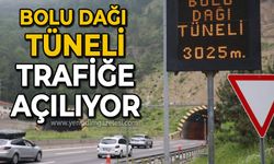Yenilenen Bolu Dağı Tüneli trafiğe açılıyor