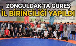 Zonguldak'ta Güreş İl Birinciliği yapıldı