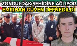 Zonguldak şehidine ağlıyor: Emirhan Güven defnedildi