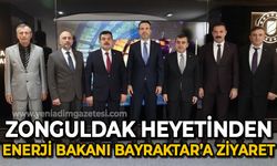 Zonguldak heyetinden Enerji Bakanı Alparslan Bayraktar'a ziyaret