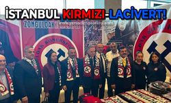 İstanbul'da Zonguldak Kömürspor rüzgarı: Kırmızı Lacivert bayraklar asıldı