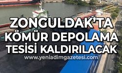 Zonguldak'ta kömür depolama tesisi kaldırılacak