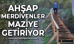 Ahşap merdivenler maziye getiriyor