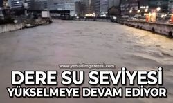Zonguldak'ta derenin su seviyesi yükselmeye devam ediyor!