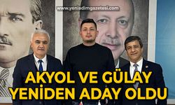 Necati Akyol ve Sebahattin Gülay yeniden aday oldu