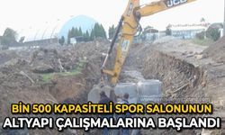 Zonguldak'ta bin 500 kapasiteli  kapalı spor salonunun altyapı çalışmalarına başlandı