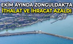 Zonguldak'ta Ekim ayında ithalat ve ihracat azaldı