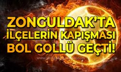 Zonguldak'ta ilçelerin kapışması bol gollü geçti!