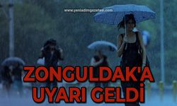 Zonguldak'a uyarı geldi
