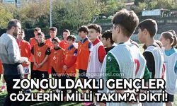 Zonguldaklı gençler gözlerini Milli Takım'a dikti