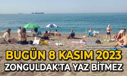 Zonguldak'ta yaz bitmez: Vatandaşlar Deniz sefası yapıyor