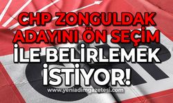 CHP Zonguldak adayını ön seçimle belirlemek istiyor