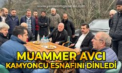 Muammer Avcı kamyoncu esnafını dinledi