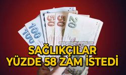 Sağlıkçılar yüzde 58 zam istedi