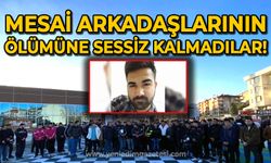 Tevfik Arayıcı'nın mesai arkadaşları motorlarla konvoy oluşturdu: Ölüme sessiz kalmadılar!