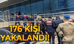 Zonguldak'ta çeşitli suçlardan aranan 176 kişi yakalandı!