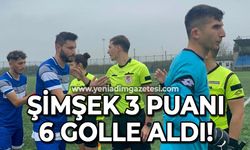 Mavi Şimşekspor 6 golle 3 puanı almayı başardı!