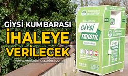 Giysi Kumbarası ihaleye verilecek