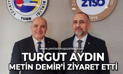 Turgut Aydın Metin Demir'i ziyaret etti