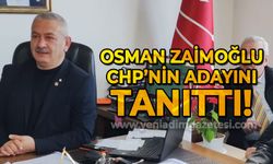 Osman Zaimoğlu CHP'nin adayını tanıttı!