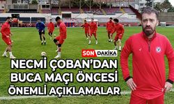 Necmi Çoban'dan Bucaspor maçı öncesi önemli açıklamalar