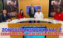Zonguldakspor KANAL Z ekranlarında hedeflerini anlattı