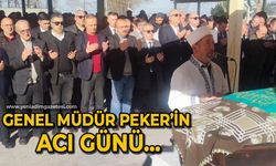 Erdemir Genel Müdürü Aşkın Peker'in acı günü