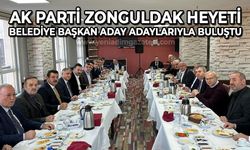AK Parti Zonguldak heyeti belediye başkan aday adaylarıyla buluştu