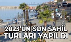 Zonguldaklı vatandaşlar 2023 yılının son sahil turunu yaptı