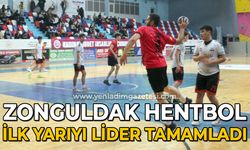 Zonguldak Hentbol ilk etabı lider tamamladı