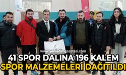 Zonguldak'ta 41 spor dalına 196 kalem spor malzemesi dağıtıldı