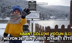 Abant Gölü'ne yoğun ilgi: 1 milyon 267 bin turist ziyaret etti