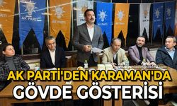 AK Parti'den Karaman'da gövde gösterisi