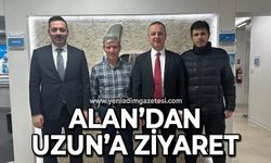 Ömer Selim Alan Ali Uzun'u ziyaret etti