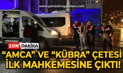 Zonguldak'ta yakalanan "amca" ve "kübra" şifreli çete ilk mahkemesine çıktı