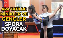 Zonguldak'ta minikler ve gençler ara tatilde spora doyacak