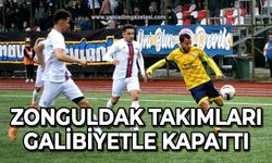 Zonguldak takımları galibiyetle kapattı