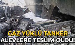D-1OO'de facia: Gaz yüklü tanker alev aldı