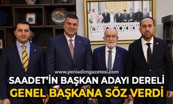 Saadet'in başkan adayı Cem Dereli Genel Başkan Karamollaoğlu'na söz verdi