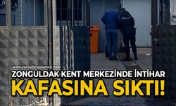 Zonguldak kent merkezinde intihar: Kafasına sıktı!