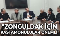 Cem Dereli ve heyeti Zonguldak Kastamonulular Derneği'ni ziyaret etti