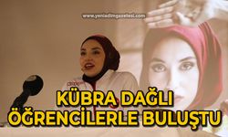 Milli sporcu Kübra Dağlı  öğrencilerle buluştu