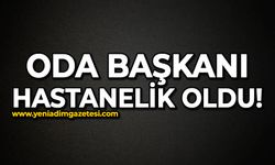 Oda başkanı hastanelik oldu!