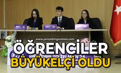 Zonguldak'ta öğrenciler büyükelçi oldu: Dünya sorunlarını konuştular