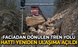 Heyelan sebebiyle kapatılmıştı: Zonguldak-Karabük Tren yolu hattı ulaşıma açıldı